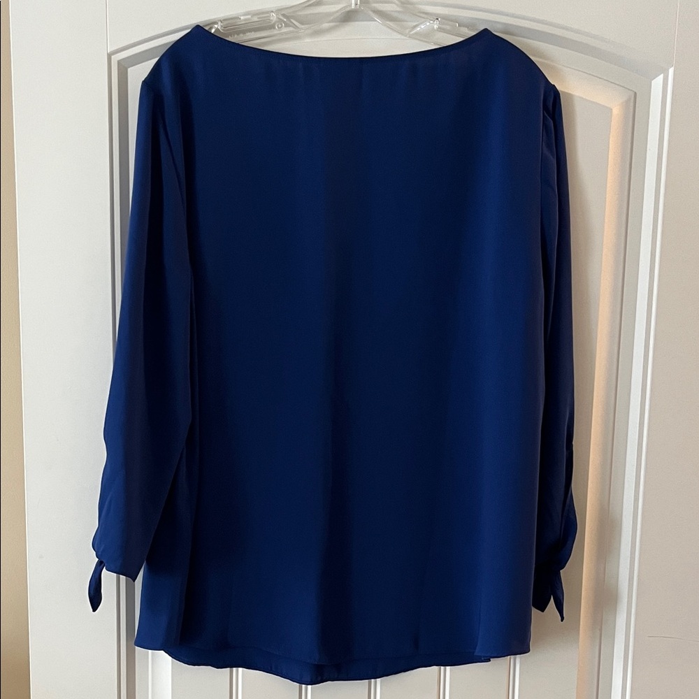 Talbots XL Royal Blue Blouse - Picture 5 of 5